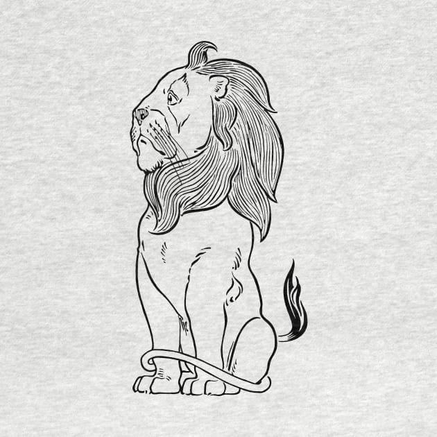 Vintage Lion from the Wizard of Oz by MasterpieceCafe